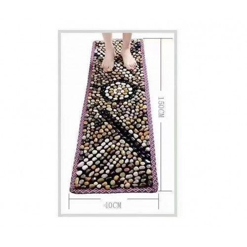 ToyTexx Natural Pebble Stone Massage Mat for Home Indoor Outdoor Healthcare Foot Massage with Carrying Bag - Toytexx ToyTexx Natural Pebble Stone Massage Mat for Home Indoor Outdoor Healthcare Foot Massage with Carrying Bag - Toytexx